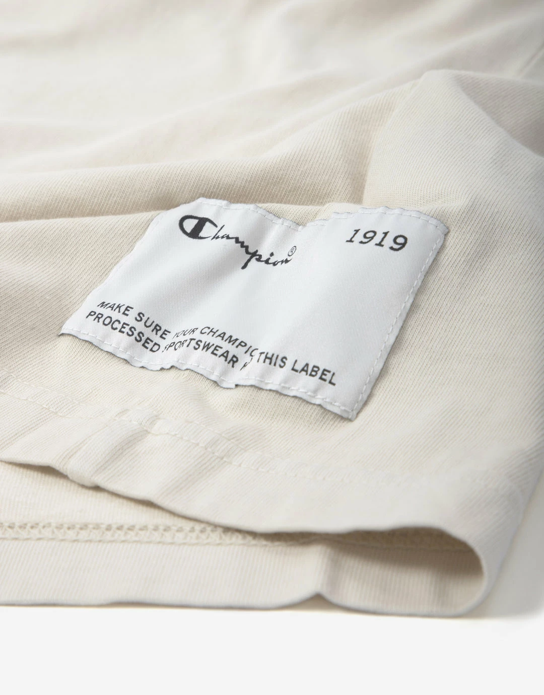 New Arrivals Champion Crewneck T Shirt - Dove Cream 2 New Arrivals Champion Crewneck T Shirt - Dove Cream