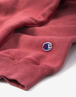 Champion Hooded Sweatshirt - Red (Garment Dye)
