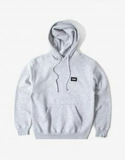 Chimp Athletic Badge Hoody - Light Oxford Grey