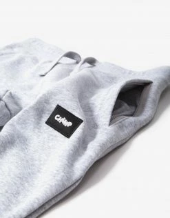 Chimp Athletic Badge Sweatpants - Light Oxford Grey