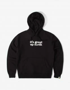 Chimp It's Great Up North Hoody - Black