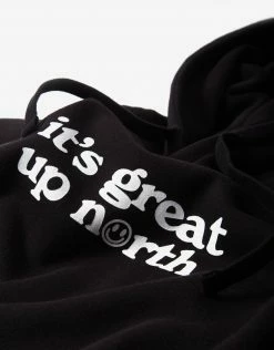 Chimp It's Great Up North Hoody - Black