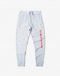 Clothing Chimp It's Great Up North Sweatpants - Grey