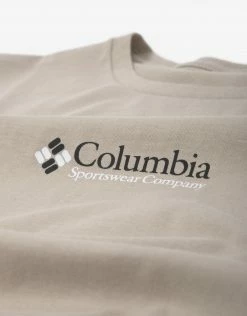 Columbia CSC Basic Logo T Shirt - Ancient Fossil CSC Retro