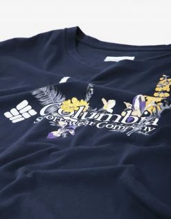 Columbia Path Lake II T Shirt - Collegiate Navy/Fieldcreek Graphic