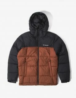 Columbia Pike Lake Hooded Jacket - Dark Amber/Black