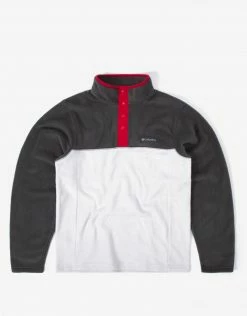 Columbia Steens Mountain Half Snap Fleece - Nimbus Grey/Shark/Mountain Red