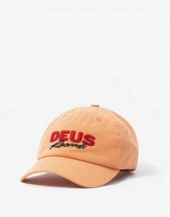 Deus Ex Machina Compact Dad Cap - Sunkist Orange New Arrivals