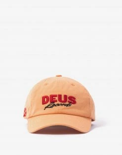 Deus Ex Machina Compact Dad Cap - Sunkist Orange New Arrivals