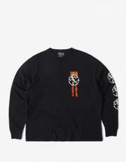 Deus Ex Machina Encryption Long Sleeve T Shirt - Phantom Black