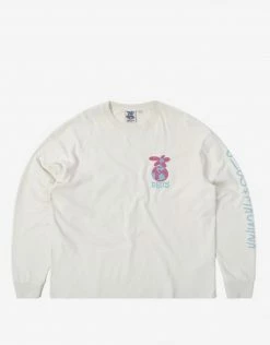 New Arrivals Deus Ex Machina Thump Long Sleeve T Shirt - Vintage White