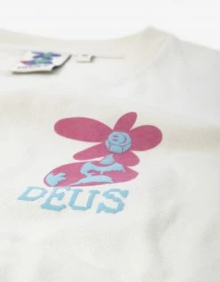 New Arrivals Deus Ex Machina Thump Long Sleeve T Shirt - Vintage White