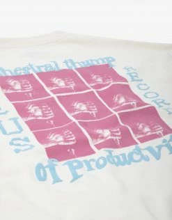 New Arrivals Deus Ex Machina Thump Long Sleeve T Shirt - Vintage White