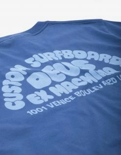 Deus Ex Machina Venice Surf T Shirt - Dusty Blue