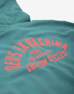Deus Ex Machina Wobbles Hoody - Jasper Green