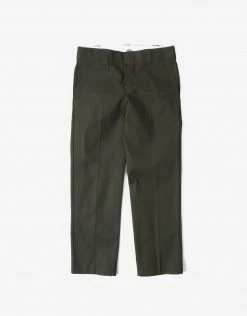 Dickies 873 Slim Straight Work Pant Trousers - Olive Green