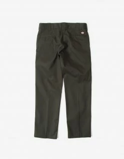 Dickies 873 Slim Straight Work Pant Trousers - Olive Green