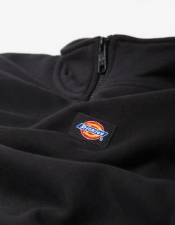 Dickies Oakport 1/4 Zip Sweatshirt - Black