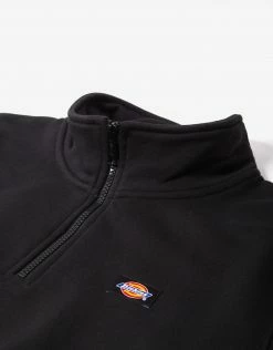 Dickies Oakport 1/4 Zip Sweatshirt - Black