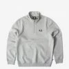 Dickies Oakport 1/4 Zip Sweatshirt - Grey Melange