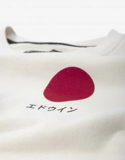 Edwin Japanese Sun Sweatshirt - Whisper White