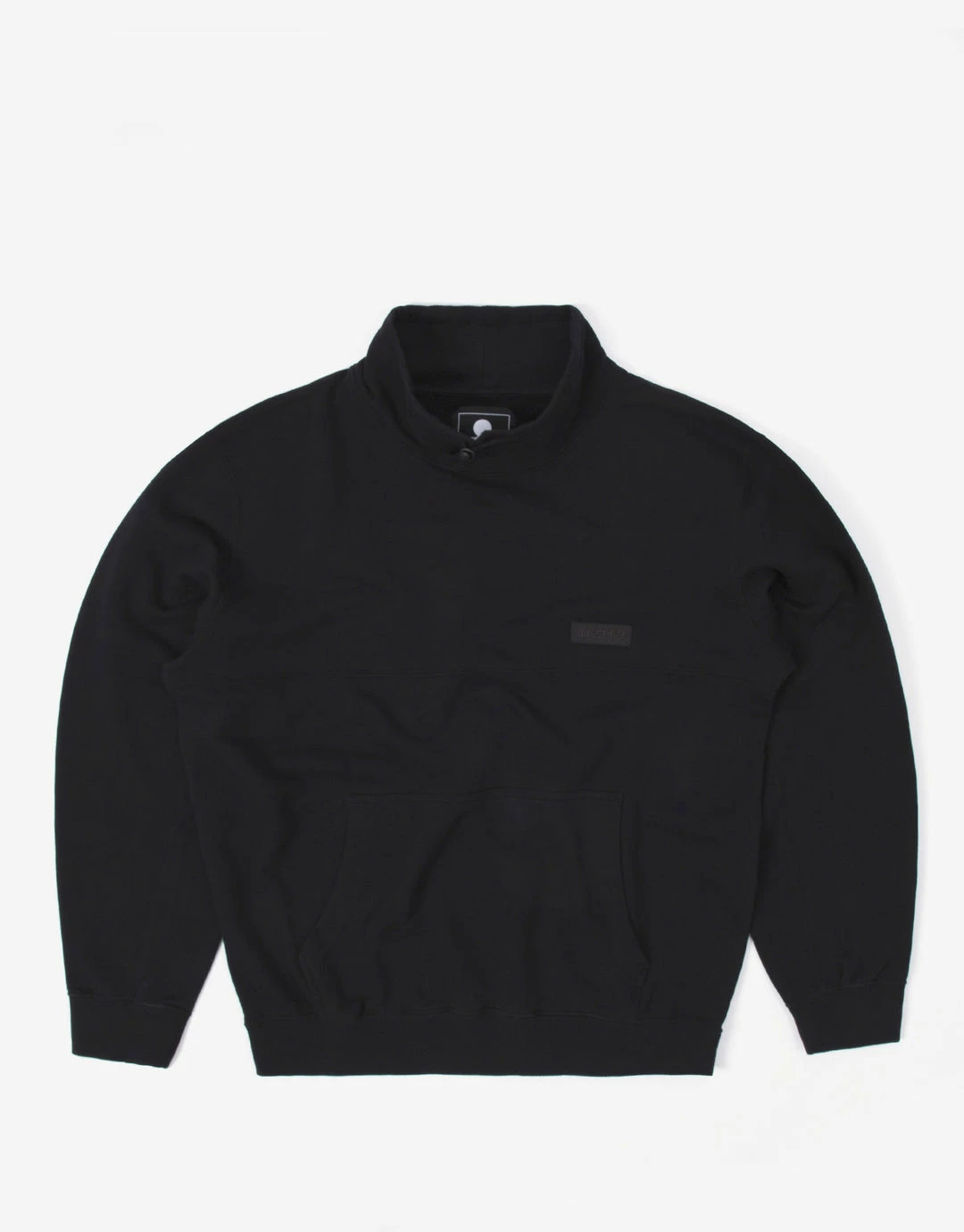 Edwin Training Pull On Sweat - Black 1 Edwin Training Pull On Sweat - Black