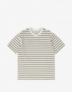 Goldwin Horizontal Stripes T Shirt - Beige