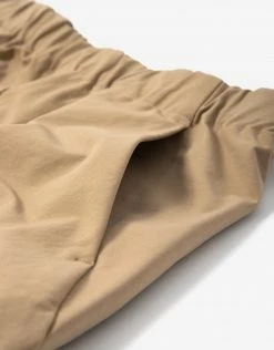 Goldwin One Tuck Tapered Stretch Pants - Clay Beige