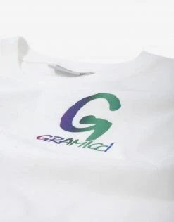 New Arrivals Gramicci Stacked T Shirt - White