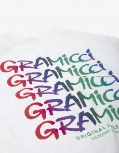 New Arrivals Gramicci Stacked T Shirt - White
