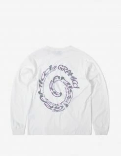 New Arrivals Gramicci Swirl Long Sleeve T Shirt - White