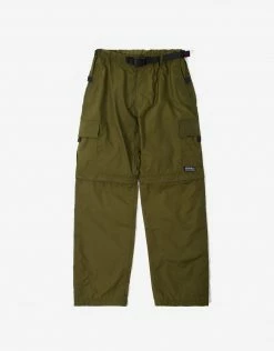 Gramicci Utility Zip Off Cargo Pants - Army Green