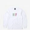 HUF 8-Bit Long Sleeve T Shirt - White