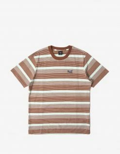 HUF Berkley Stripe Knit T Shirt - Mint