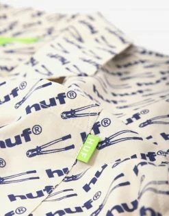 HUF Breaker S/S Woven Top - Natural