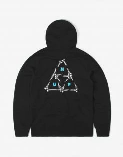 HUF Broken Bones TT Hoody - Black