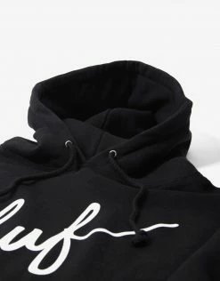 HUF Essentials Clothing HUF Demi Script Hoody - Black