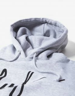 HUF Essentials HUF Demi Script Hoody - Grey Heather Clothing
