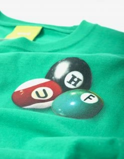 HUF Dirty Pool TT T Shirt - Kelly Green