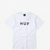 HUF Essentials OG Logo T Shirt - White