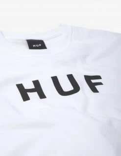 HUF Essentials OG Logo T Shirt - White