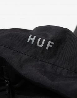 HUF Essentials Zip Standard Shell Jacket - Black