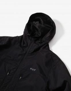HUF Essentials Zip Standard Shell Jacket - Black
