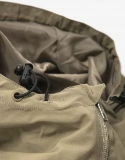 HUF Essentials Zip Standard Shell Jacket - Khaki
