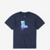 HUF Facts T Shirt - Navy