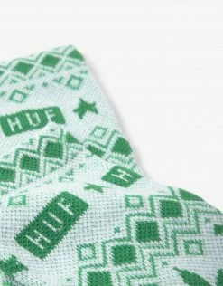 HUF Festivous Sweater Sock - White