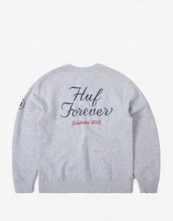 HUF Forever Sweatshirt - Athletic Heather New Arrivals