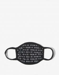 HUF Fuck It Face Mask - Black