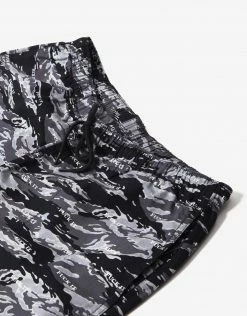 HUF Fuck It Tiger Camo Easy Shorts - Black