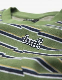 HUF Glenn Stripe Knit T Shirt - Cactus